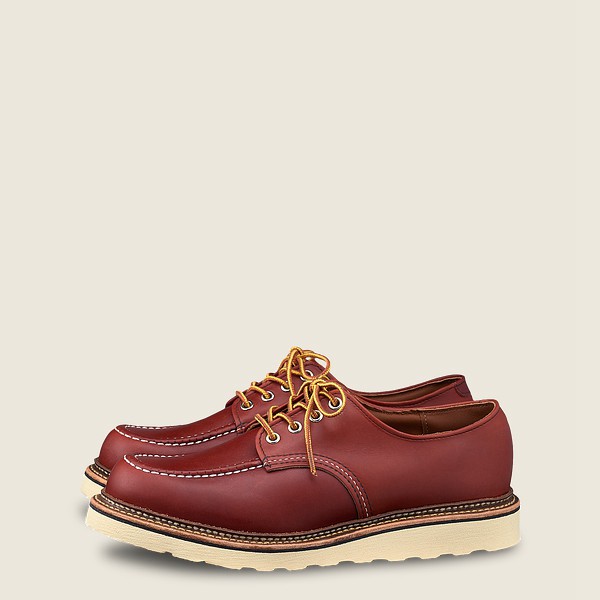 Mens Red Wing Classic - Russet Portage Leather - Oxford Burgundy - JLW931468